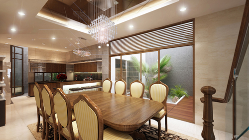 Chia Sẻ Kỹ thuật: Hướng dẫn dùng đèn chiếu sáng cho phòng ăn thêm ấm áp