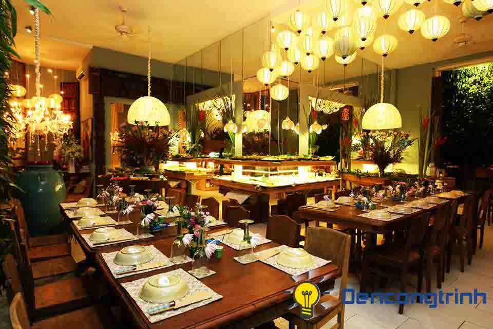 Tư vấn cách chọn đèn trang trí phù hợp với không gian nhà hàng