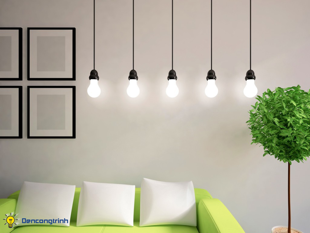 Đèn thả trang trí ánh sáng led giúp gia chủ thêm yên tâm hơn về sức khỏe