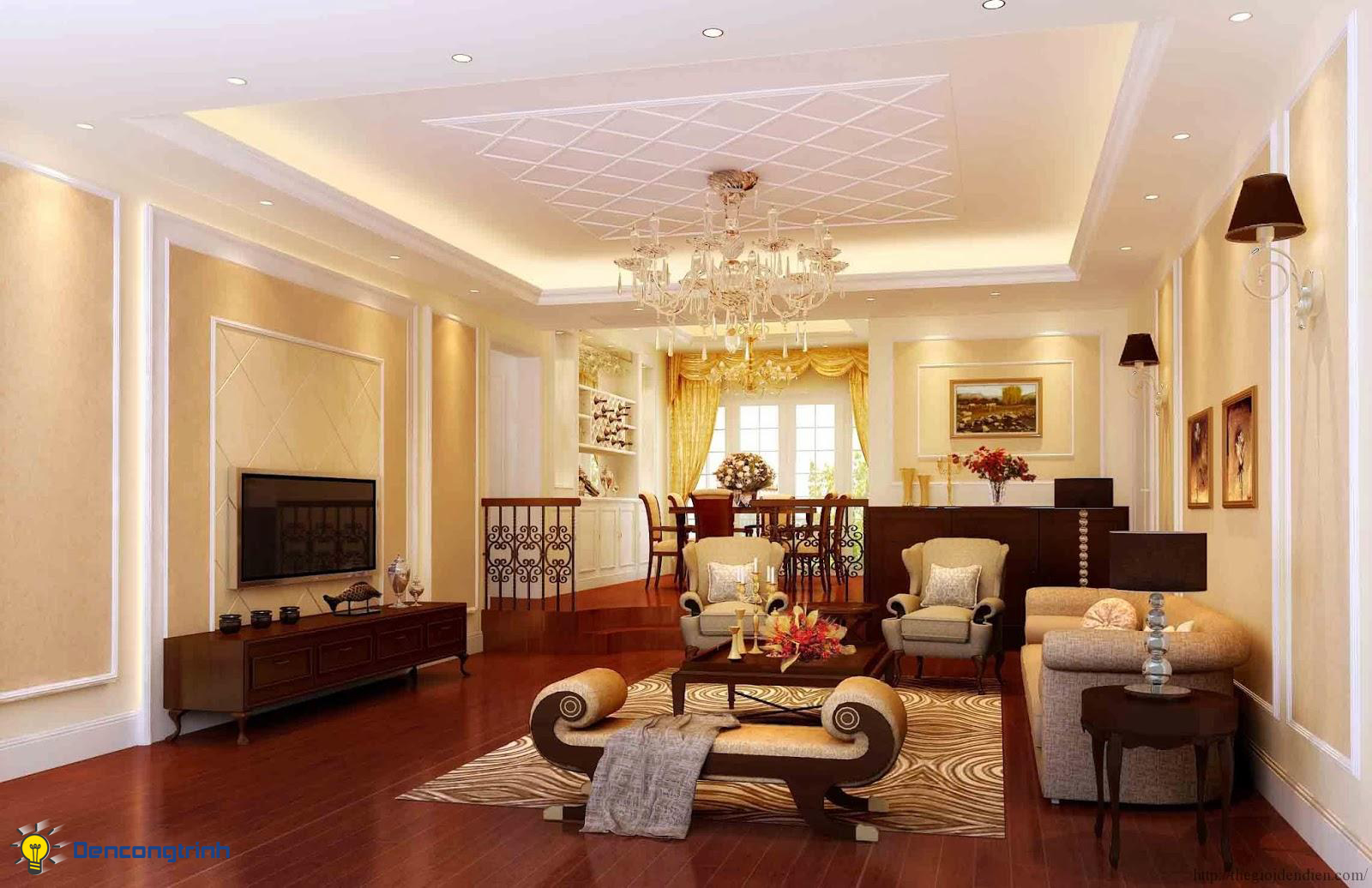 Một căn nhà hiện đại không thể thiếu mẫu đèn tường trang trí