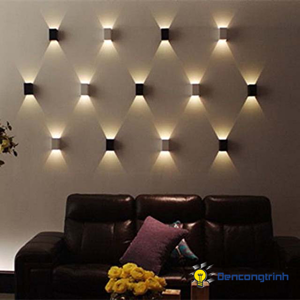 Tinh tế với đèn tường Led.