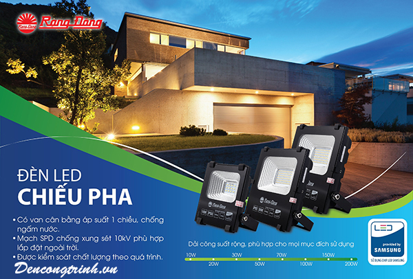 Lý do nên chọn đèn pha led Rạng Đông