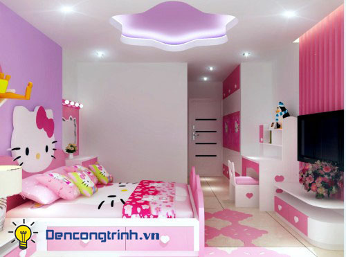 Chọn đèn chiếu sáng cho phòng ngủ của bé yêu