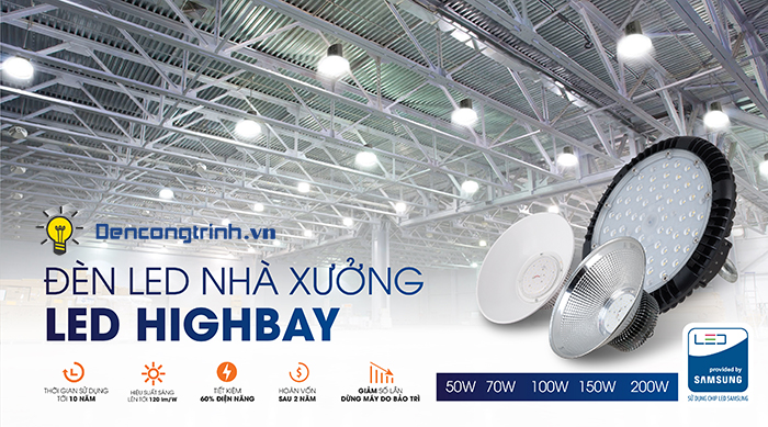 3 lưu ý quan trọng khi chọn đèn led nhà xưởng