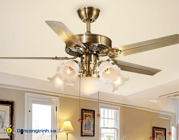 Khả năng của quạt trần đèn chùm như thế nào?