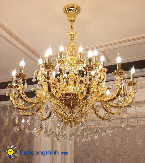 Cách nhận biết đèn chùm pha lê cao cấp