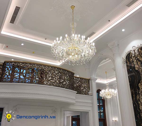 Những yếu tố chi phối trong lựa chọn đèn chùm pha lê