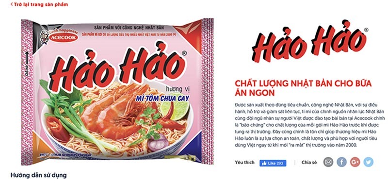 Ireland thu hồi lô mì Hảo Hảo vì chứa chất gây hại sức khoẻ