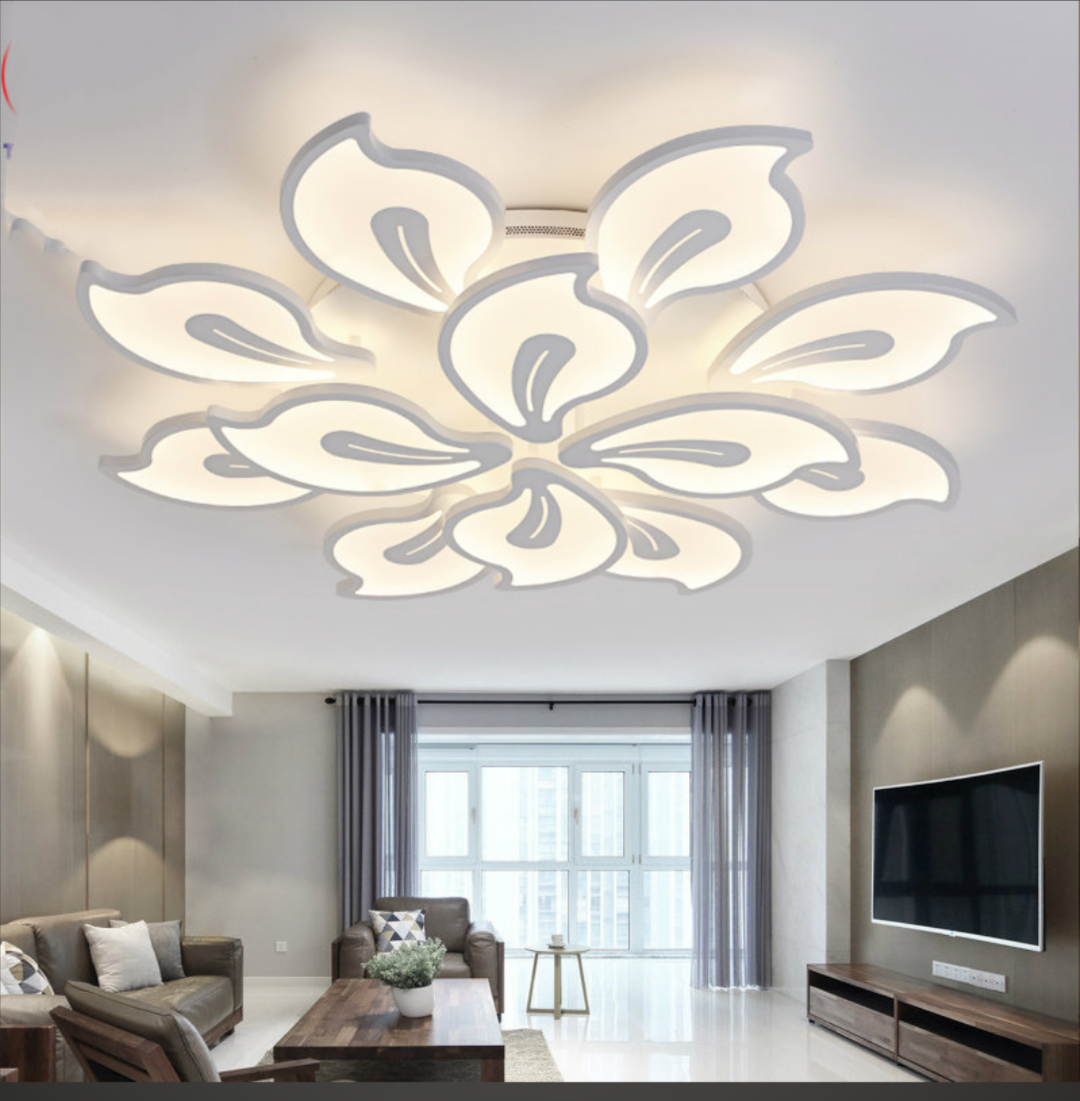 Hướng dẫn chọn lựa đèn LED ốp trần phù hợp với không gian phòng khách