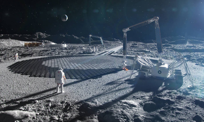 Công ty Mỹ giành hợp đồng xây dựng hạ tầng Mặt Trăng