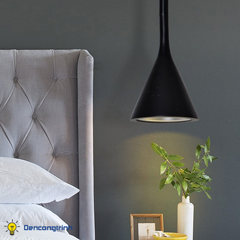 Đèn thả nghệ thuật hình nón giúp tăng hiệu ứng làm đẹp cho căn nhà bạn
